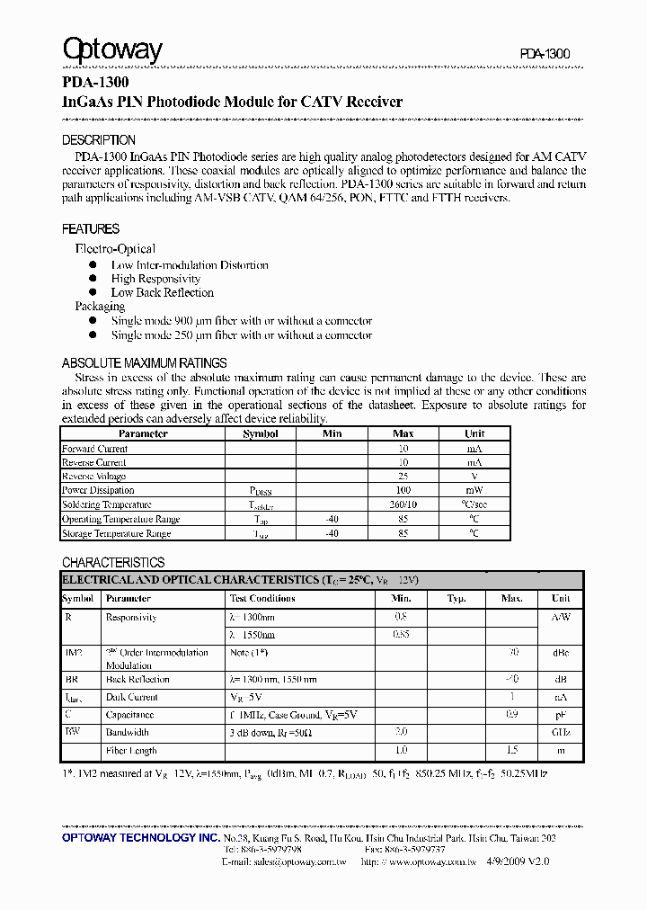 PDA-130009_4897729.PDF Datasheet