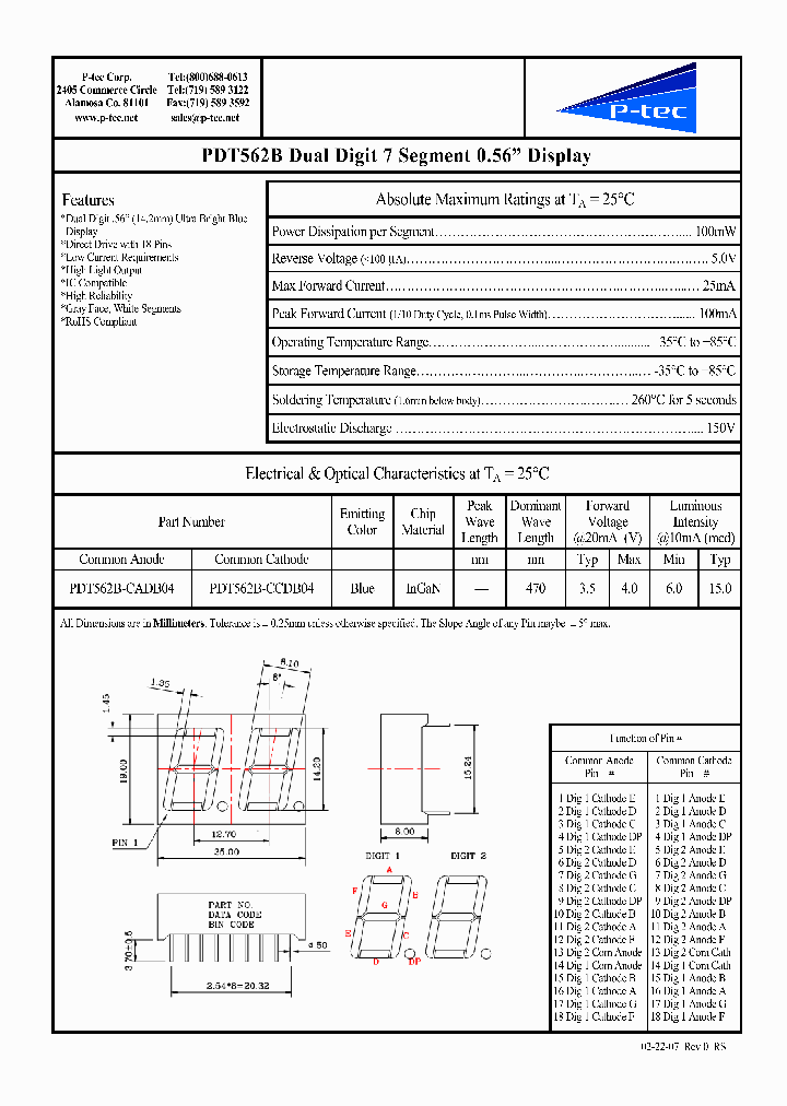 PDT562B-CCDB04_4546799.PDF Datasheet