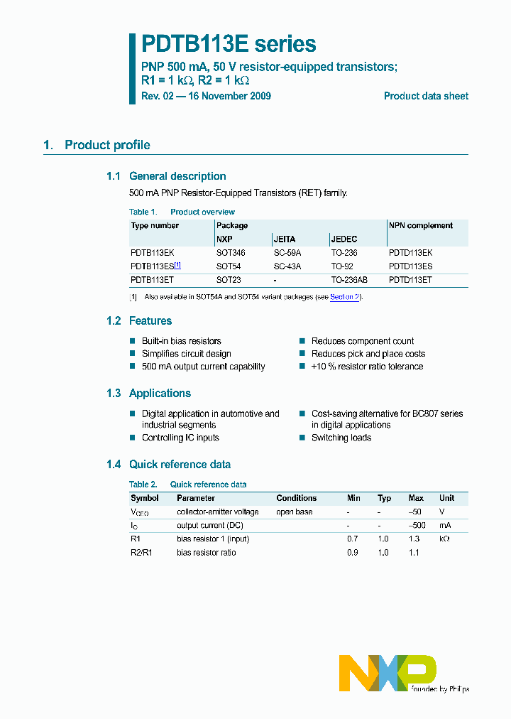 PDTB113E_4772606.PDF Datasheet