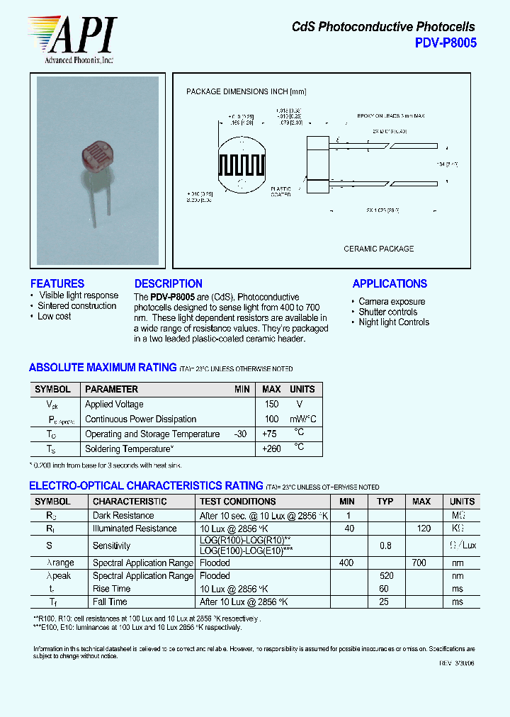 PDV-P8005_4532556.PDF Datasheet