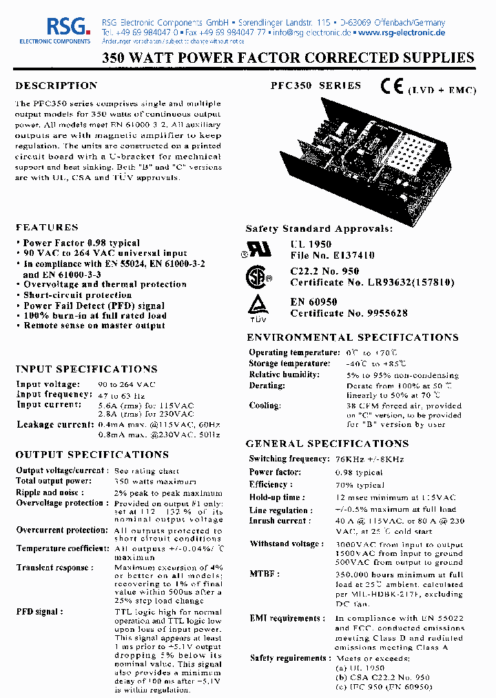PFC350-10_4678739.PDF Datasheet