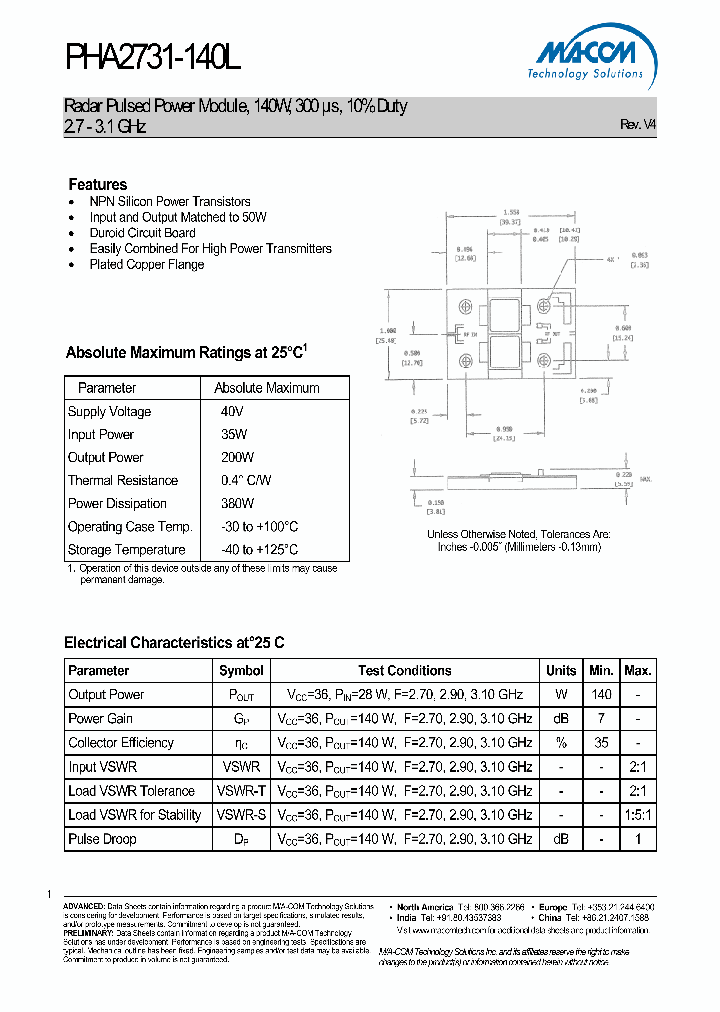 PHA2731-140L_4807199.PDF Datasheet