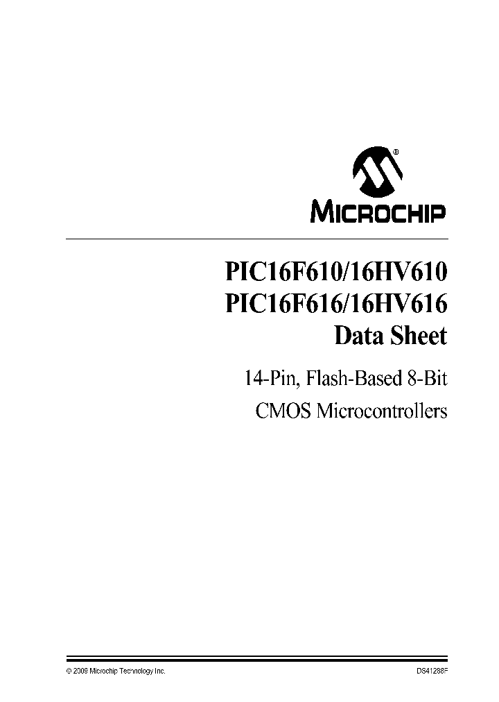PIC16F610-EML_4560145.PDF Datasheet