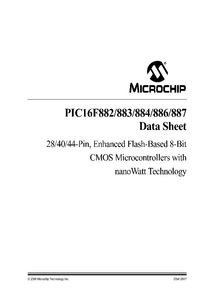 PIC16F886-IML_4575138.PDF Datasheet