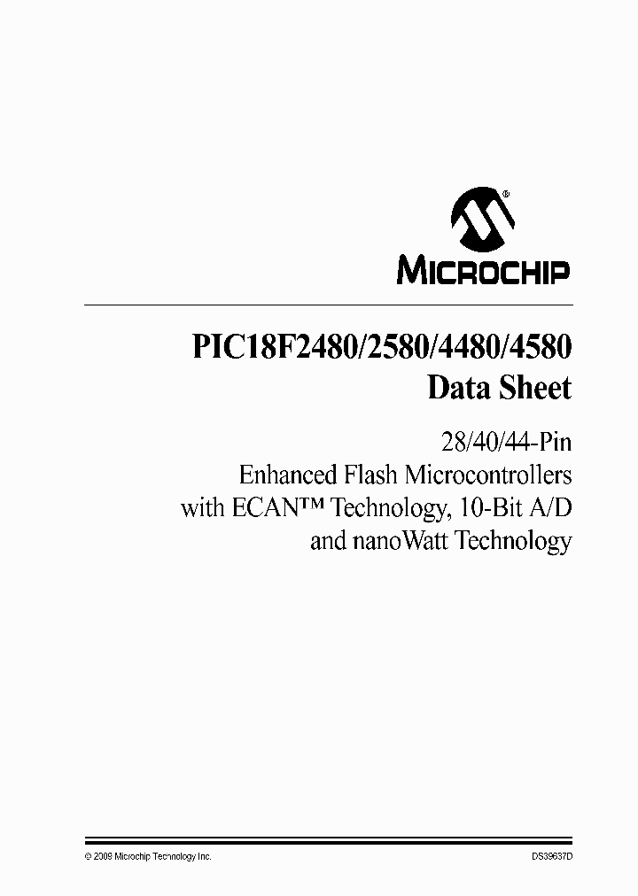 PIC18F248009_4663403.PDF Datasheet