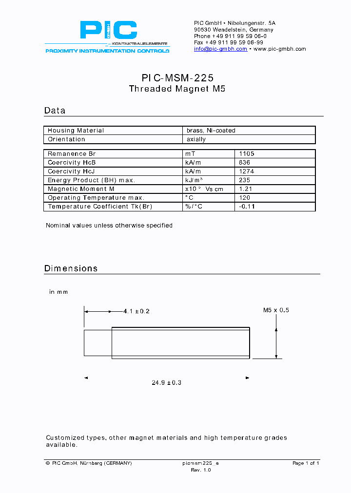 PIC-MSM-225_4561286.PDF Datasheet