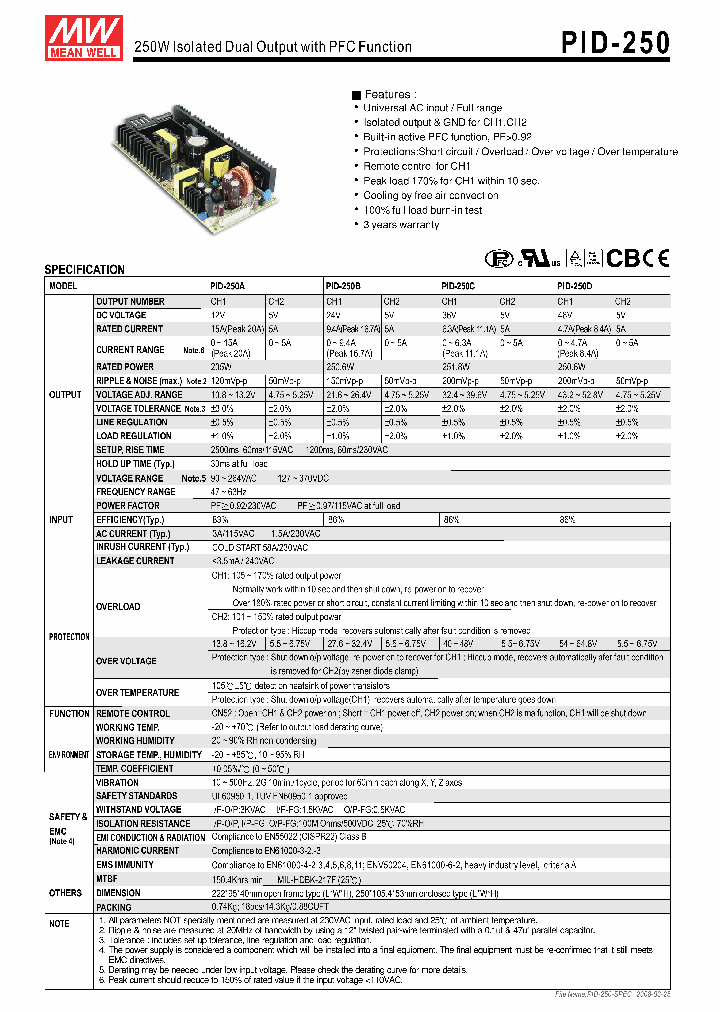 PID-250_4801116.PDF Datasheet