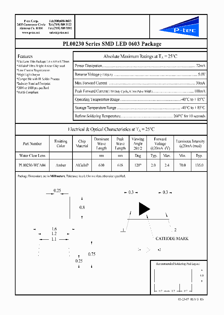 PL00230-WCA04_4784862.PDF Datasheet