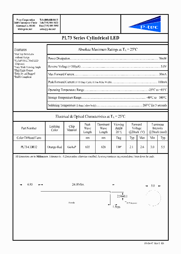 PL73-CDR12_4530107.PDF Datasheet