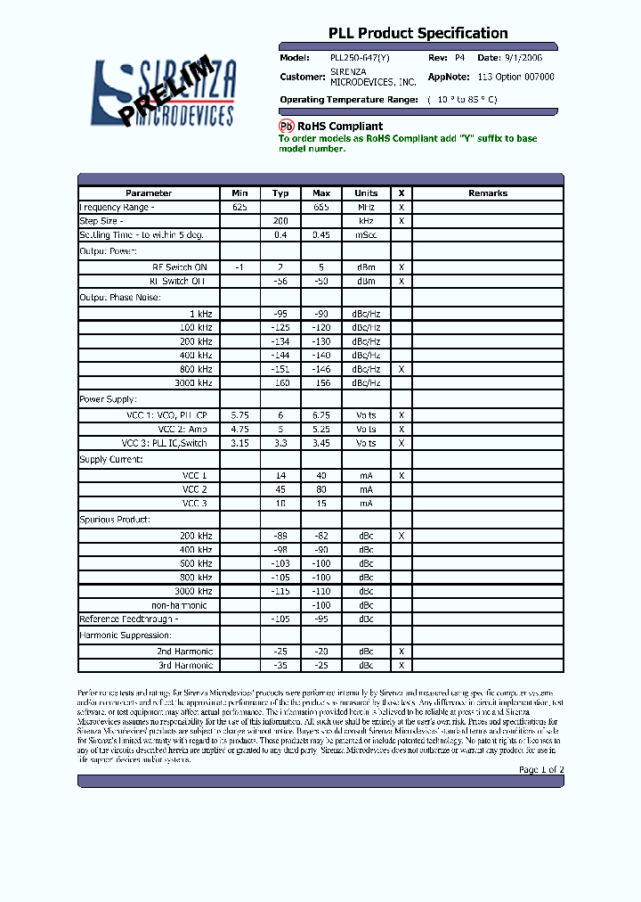 PLL250-647_4298780.PDF Datasheet