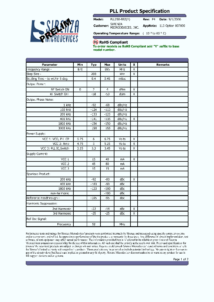 PLL250-882_4298782.PDF Datasheet