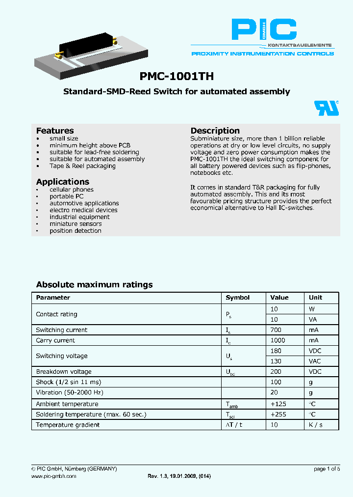 PMC-1001TH_4503820.PDF Datasheet