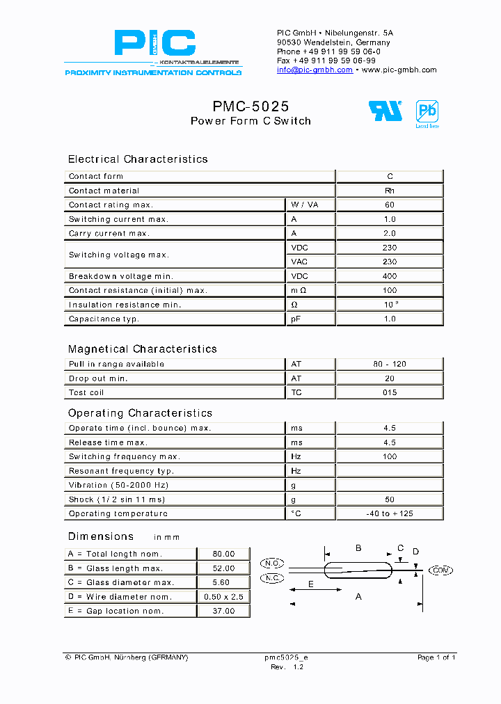 PMC-5025_4764155.PDF Datasheet