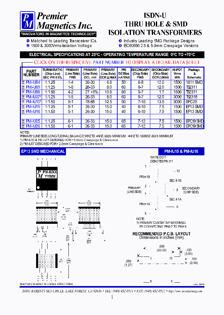 PMI-U05_4692941.PDF Datasheet