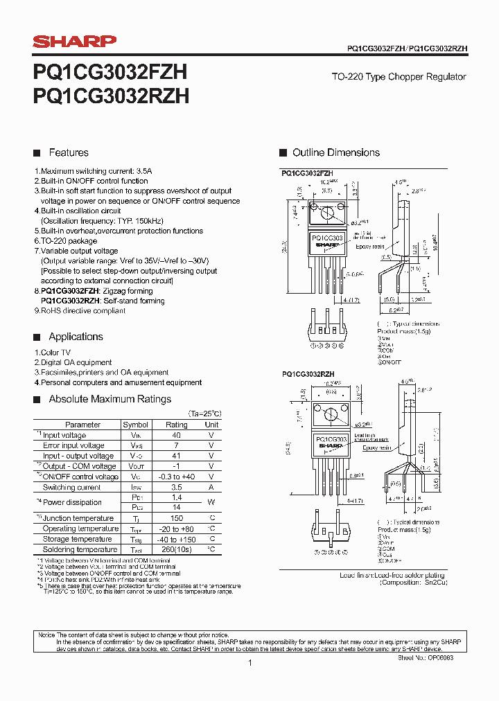 PQ1CG3032FZH_4521278.PDF Datasheet