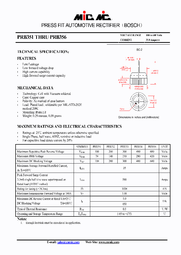PRB351_4705908.PDF Datasheet