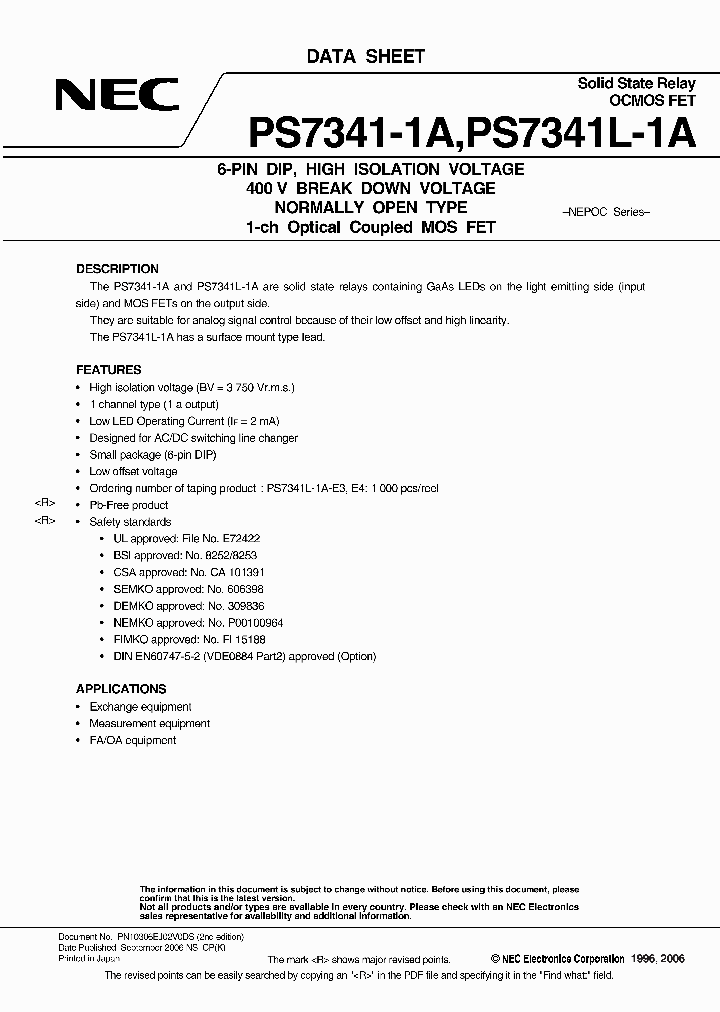 PS7341-1A_4614518.PDF Datasheet