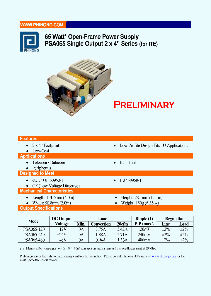 PSA065-240_4488765.PDF Datasheet