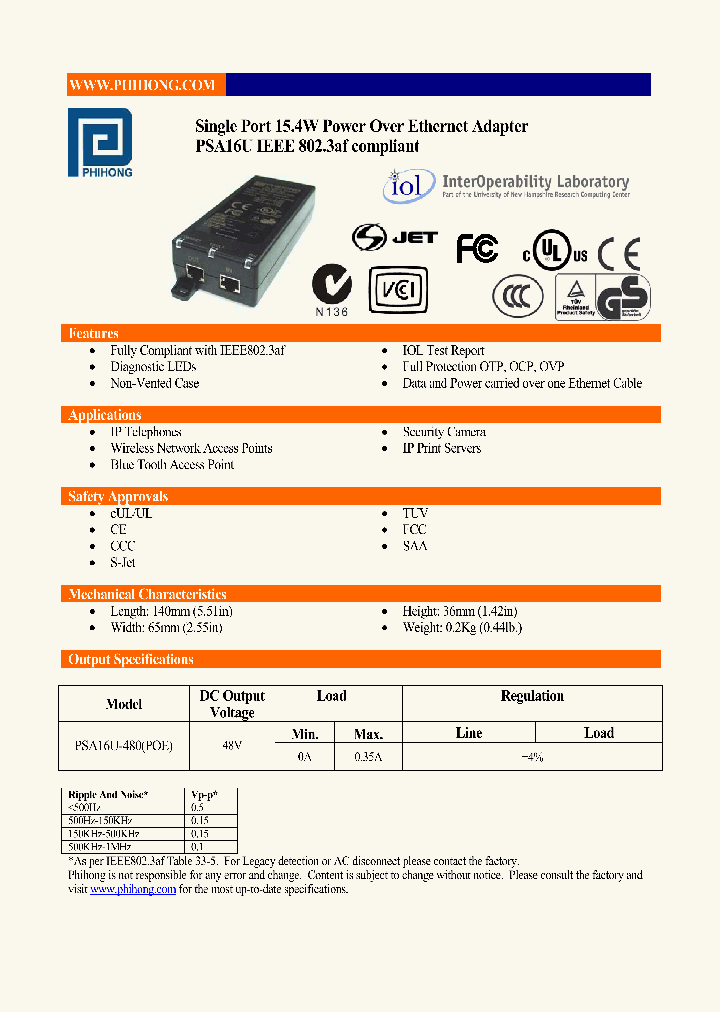 PSA16U-480_4750751.PDF Datasheet