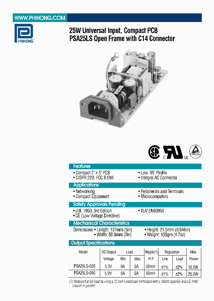 PSA25LS-033_4752290.PDF Datasheet