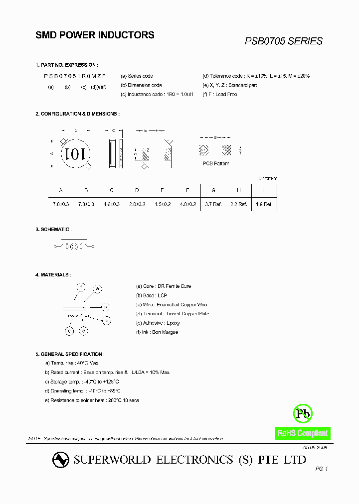 PSB0705820KZF_4459001.PDF Datasheet