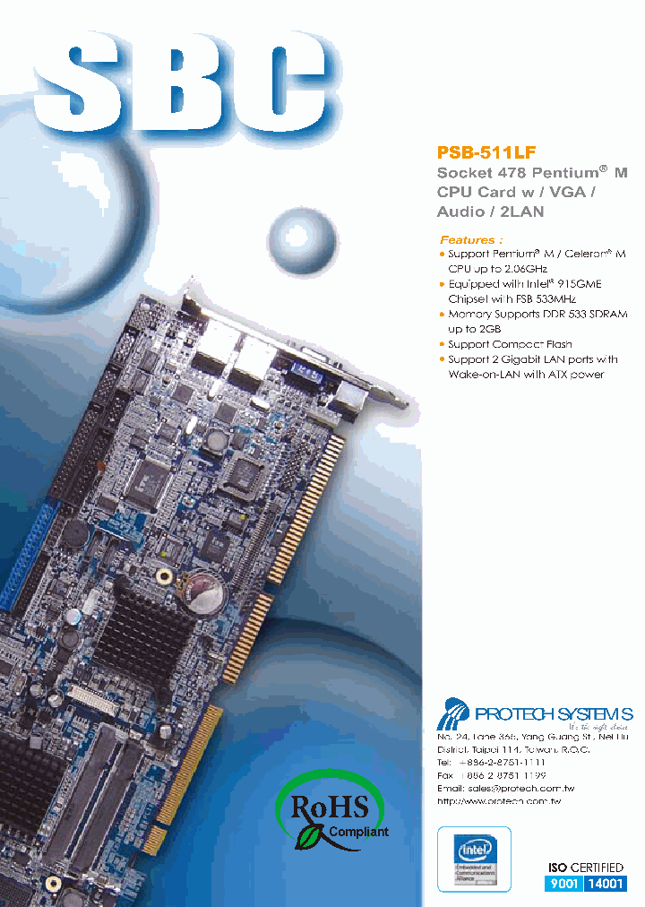 PSB-511LF_4538120.PDF Datasheet