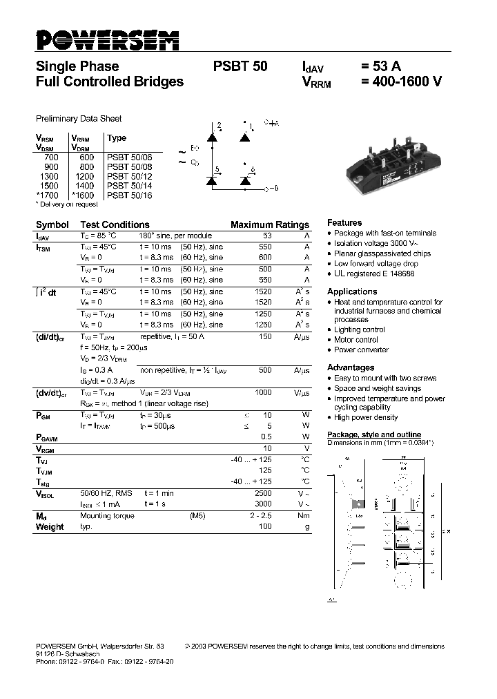 PSBT50_4559432.PDF Datasheet