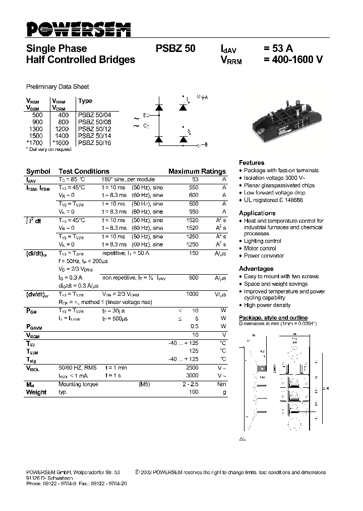 PSBZ50_4596349.PDF Datasheet