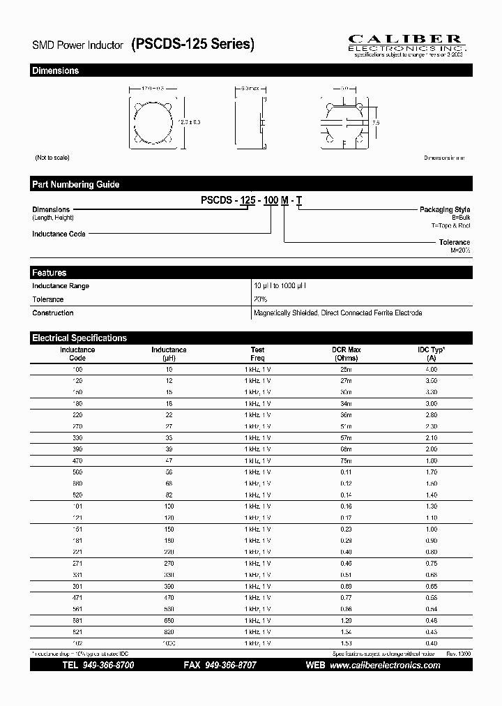 PSCDS-125_4595541.PDF Datasheet