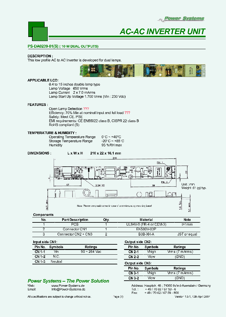 PS-DA0239-01_4570006.PDF Datasheet