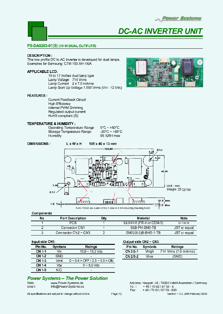 PS-DA0263-01_4590537.PDF Datasheet