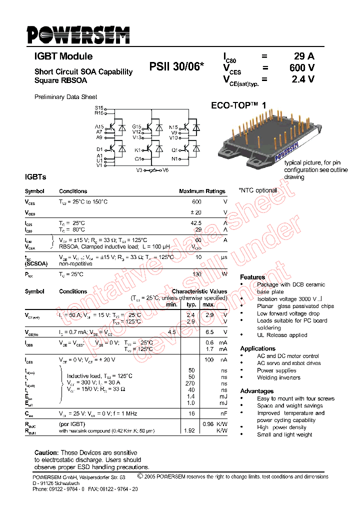 PSII30-06_4598043.PDF Datasheet