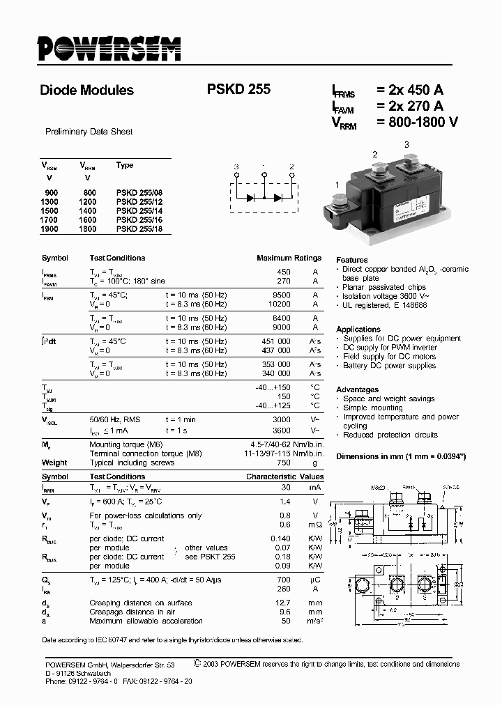 PSKD255_4616992.PDF Datasheet