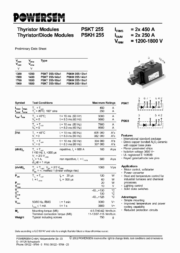 PSKH255_4526520.PDF Datasheet