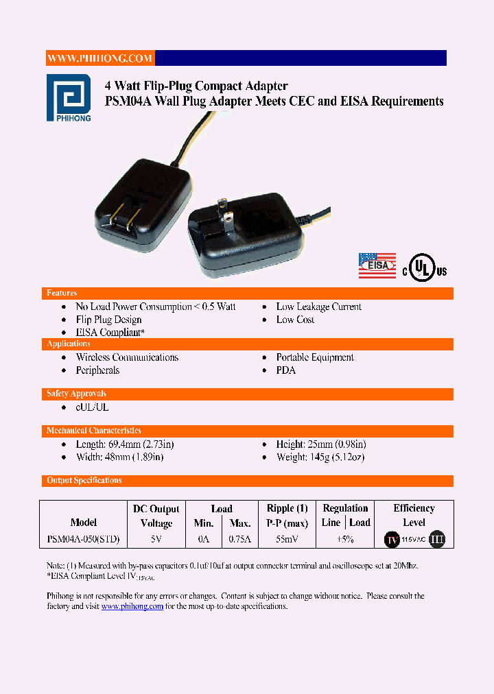 PSM04A-050_4702153.PDF Datasheet