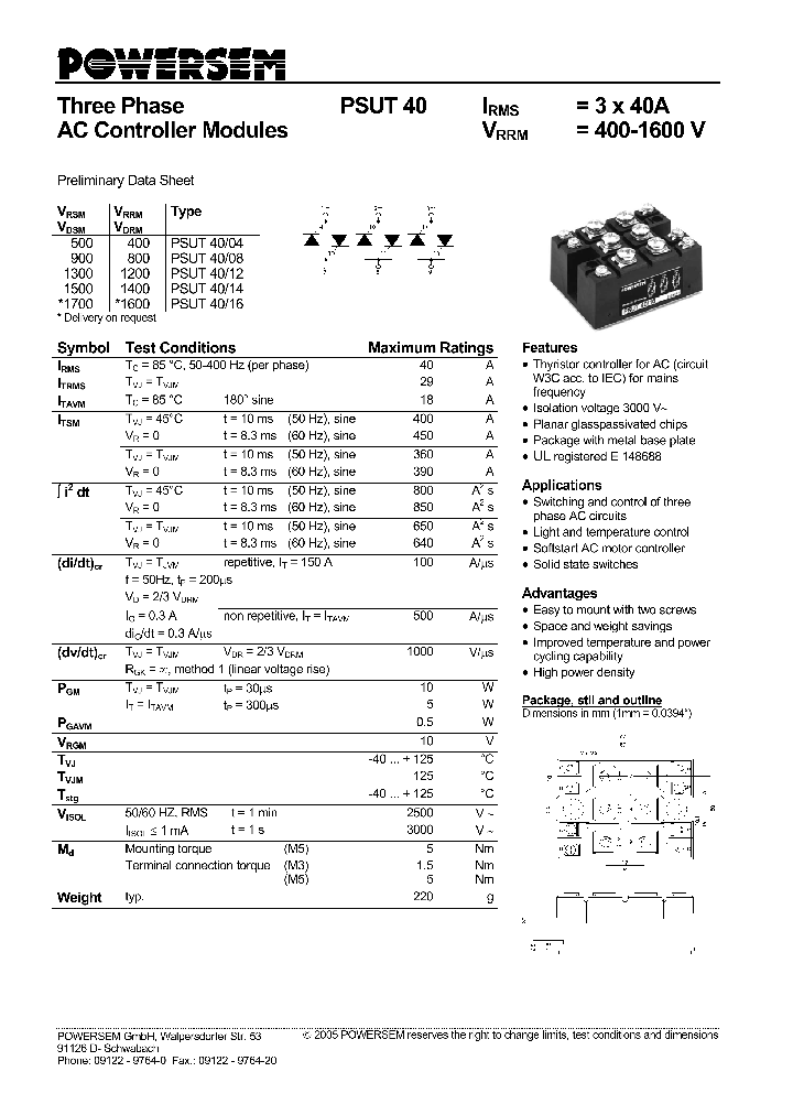 PSUT40_4585628.PDF Datasheet