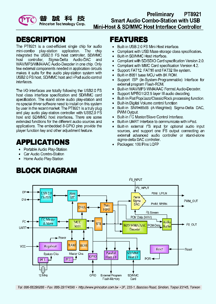 PT8921_4616780.PDF Datasheet