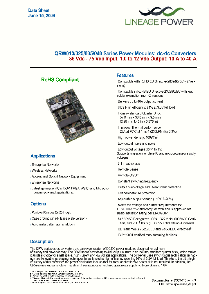 QRW025A0A1_4673065.PDF Datasheet