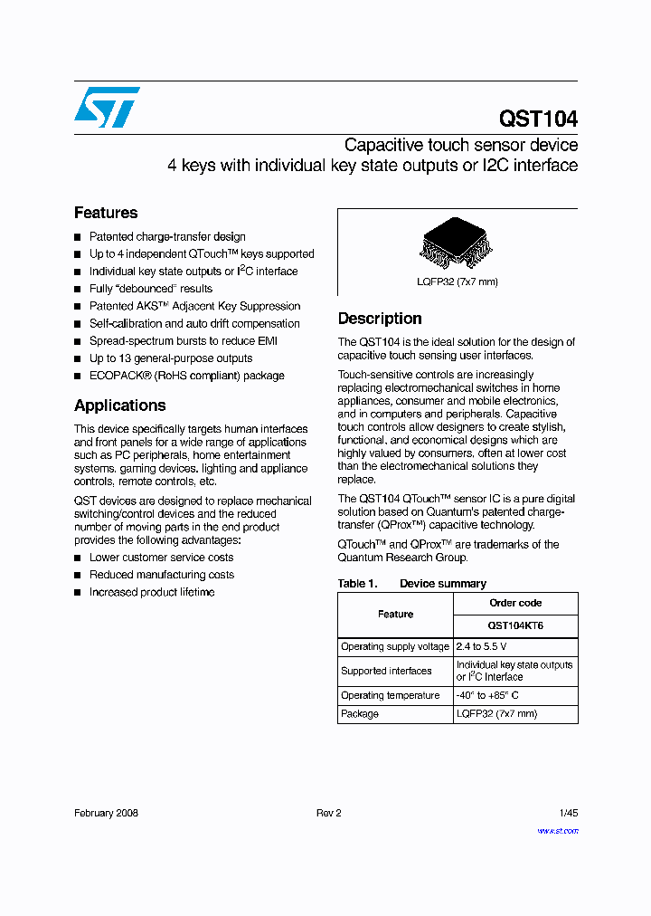 QST104_4570375.PDF Datasheet