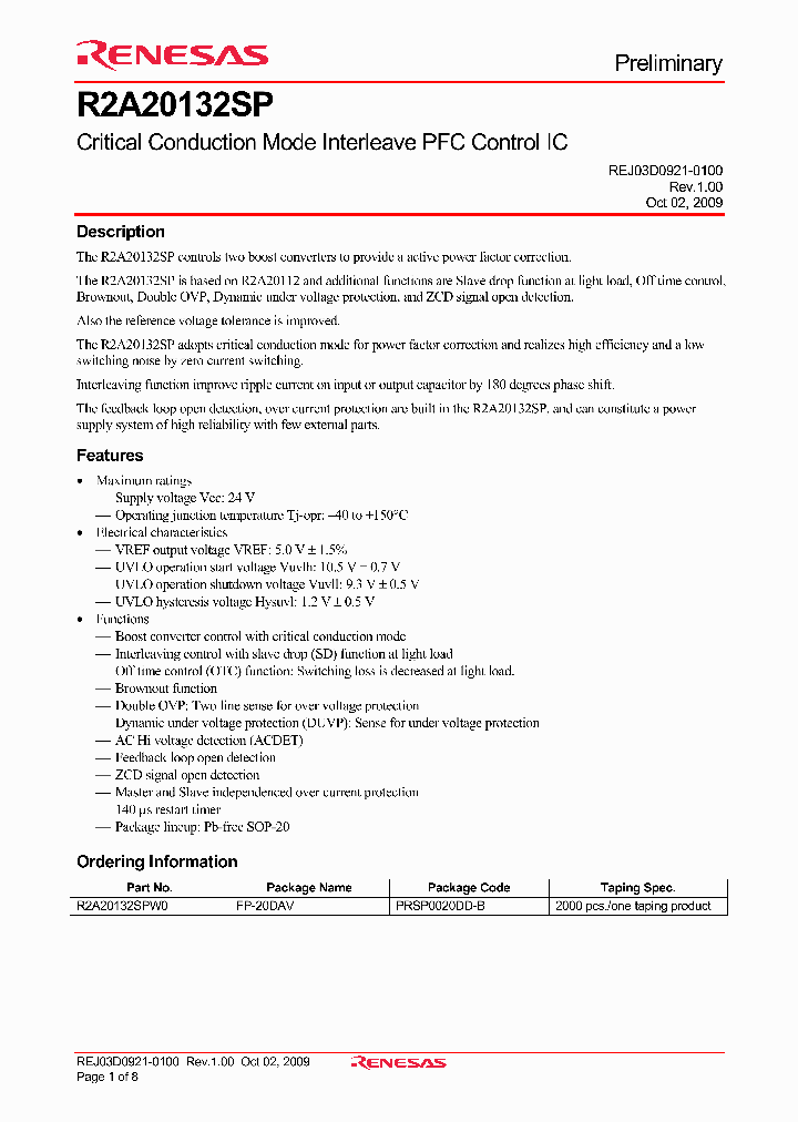 R2A20132SP_4569763.PDF Datasheet