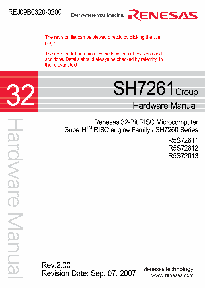 R5S72613_4462919.PDF Datasheet
