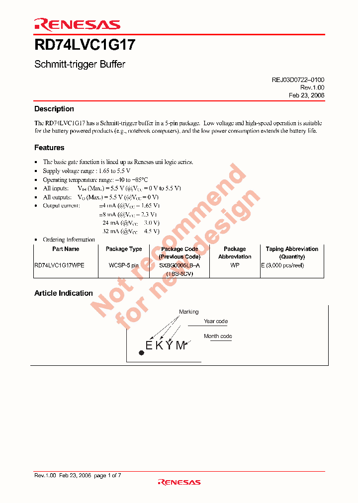 RD74LVC1G17_4491892.PDF Datasheet