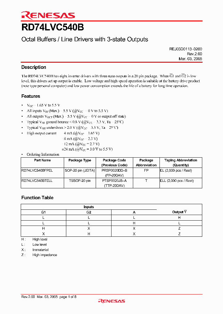 RD74LVC540BFPEL_4787862.PDF Datasheet