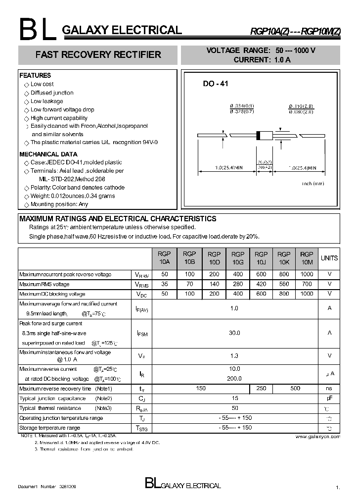 RGP10B_4561277.PDF Datasheet