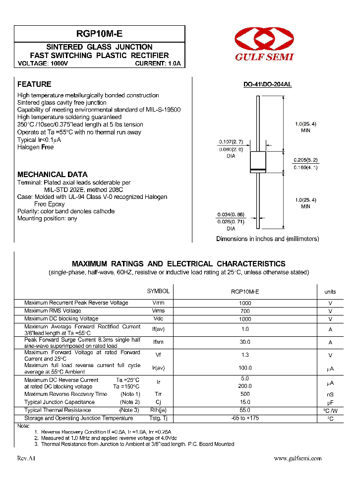 RGP10M-E_4619688.PDF Datasheet