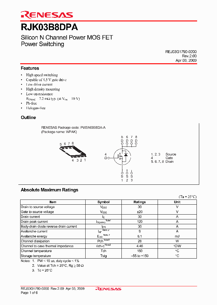 RJK03B8DPA-00-J53_4648460.PDF Datasheet