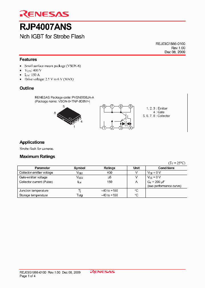 RJP4007ANS_4854963.PDF Datasheet