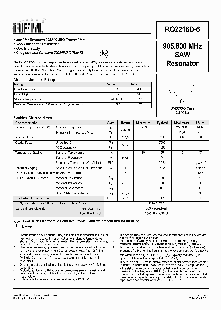 RO2216D-608_4867355.PDF Datasheet