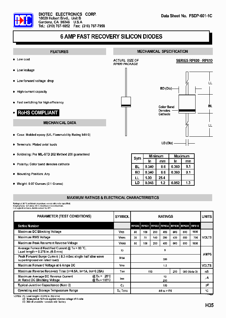 RP610_4272771.PDF Datasheet