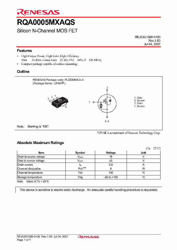 RQA0005MXTL-E_4261283.PDF Datasheet